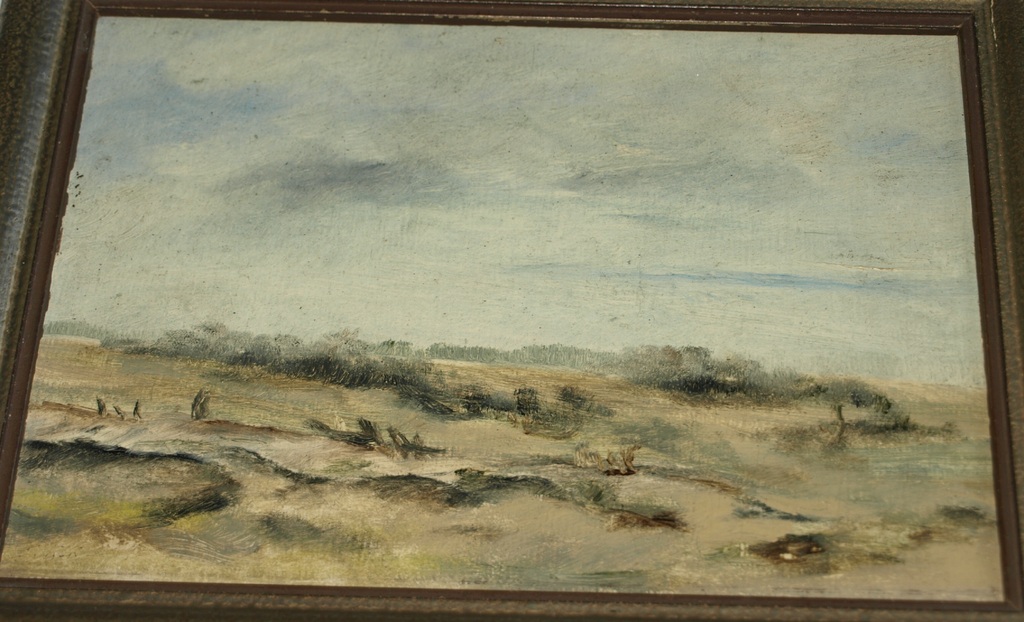 Simon Kok – Olieverf op paneel – Landschap – Ingelijst - ca 1970  kopen? Bied vanaf 1!