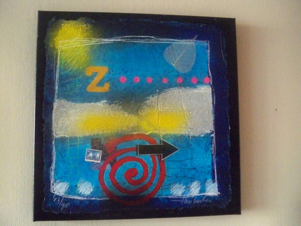 Theo Koster - Traces 3 - schilderij - handgesigneerd - 43 / 90 verkocht voor € 60!