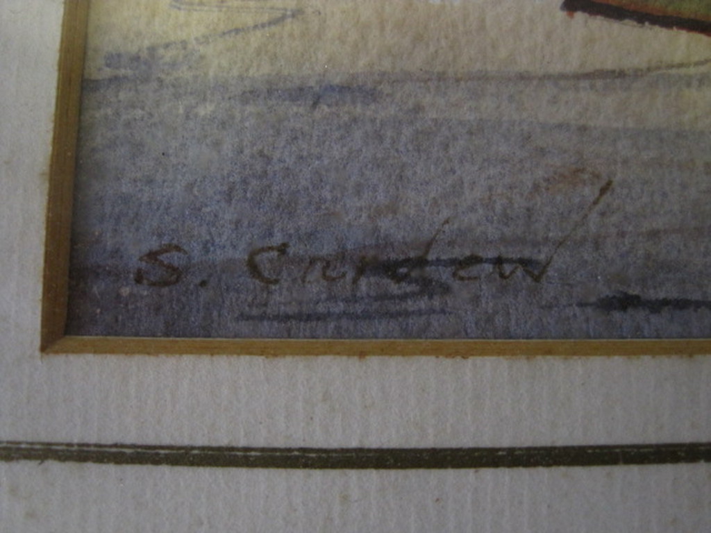 Sidney Cardew (1931-) sfeervolle aquar "boten aan het strand" gesigneerd  kopen? Bied vanaf 1!