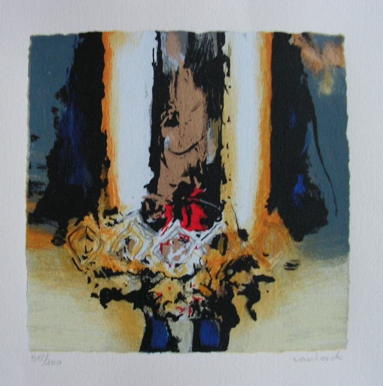 Zonder titel - zeefdruk - gesigneerd - oplage 200. kopen? Bied vanaf 1!