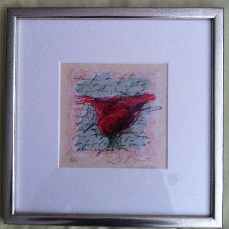 Richard Smeets: zeefdruk, werk uit zijn publicatie verkocht voor € 35!