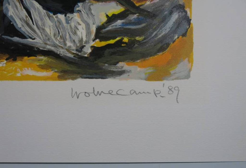 Theo Wolvecamp: Zeefdruk, Abstracte compositie kopen? Bied vanaf 200!