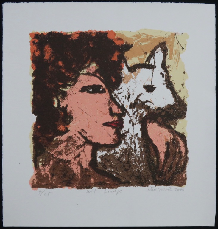 Wim Zurne: Litho, Wit hondje  kopen? Bied vanaf 35!