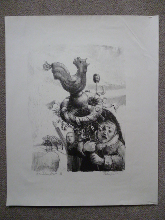 Ben Schasfoort - litho - Palmpasen kopen? Bied vanaf 25!