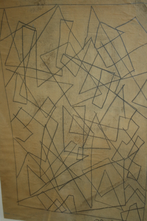 toegschr JAN CREMER - CUBISTISCHE TEKENING - VROEG WERK STUDIE kopen? Bied vanaf 1!