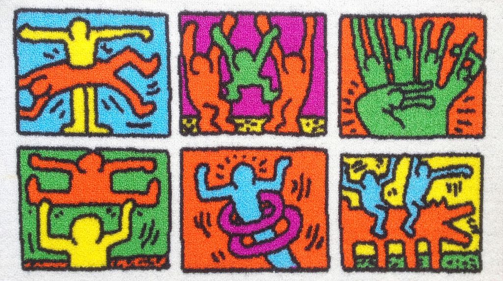 Keith Haring - Origineel Carpet verkocht voor € 39!