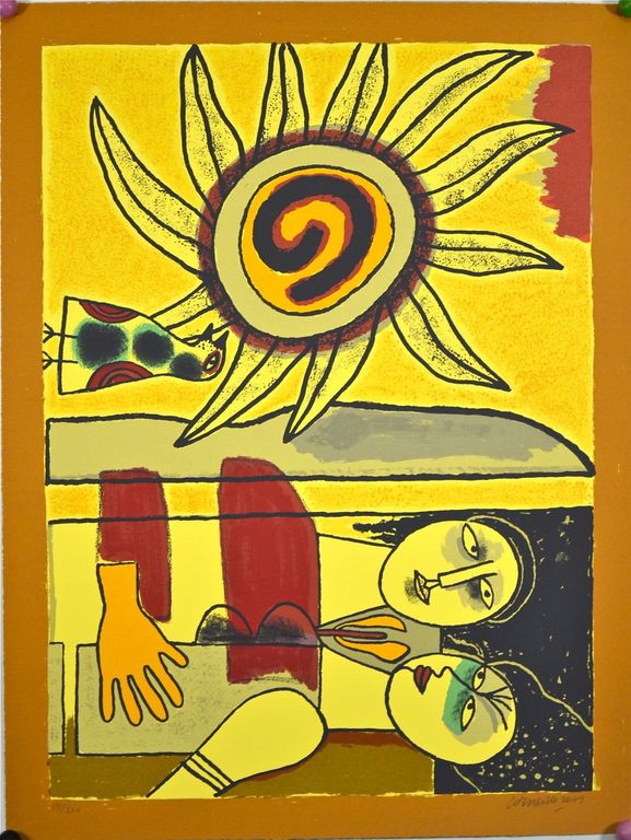 Corneille: Zeefdruk. Soleil cou coupe I kopen? Bied vanaf 200!