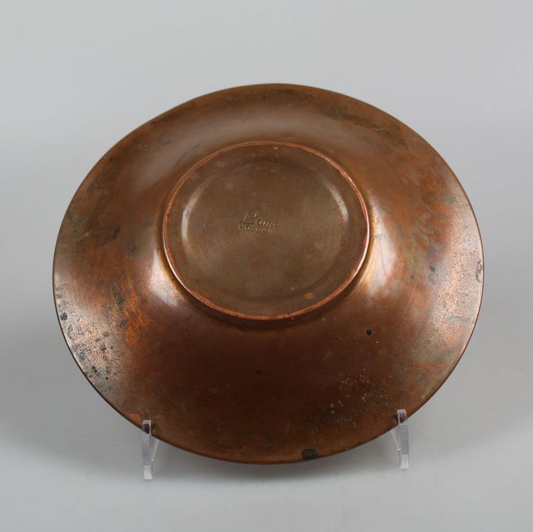 Lama mid-century koperemaillen schaaltje met herten, Nella Damsma kopen? Bied vanaf 14!