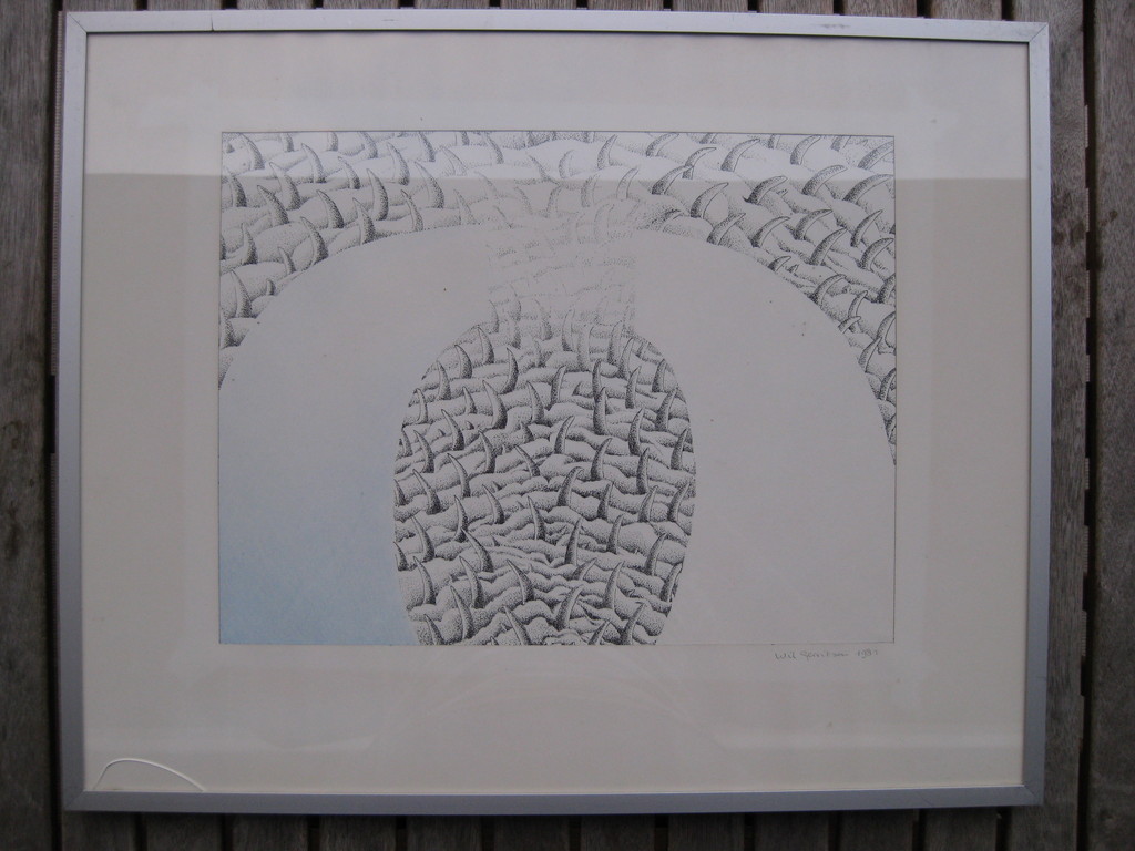 Wil Gerritsen pentekening kleurpotlood 1981 kopen? Bied vanaf 1!