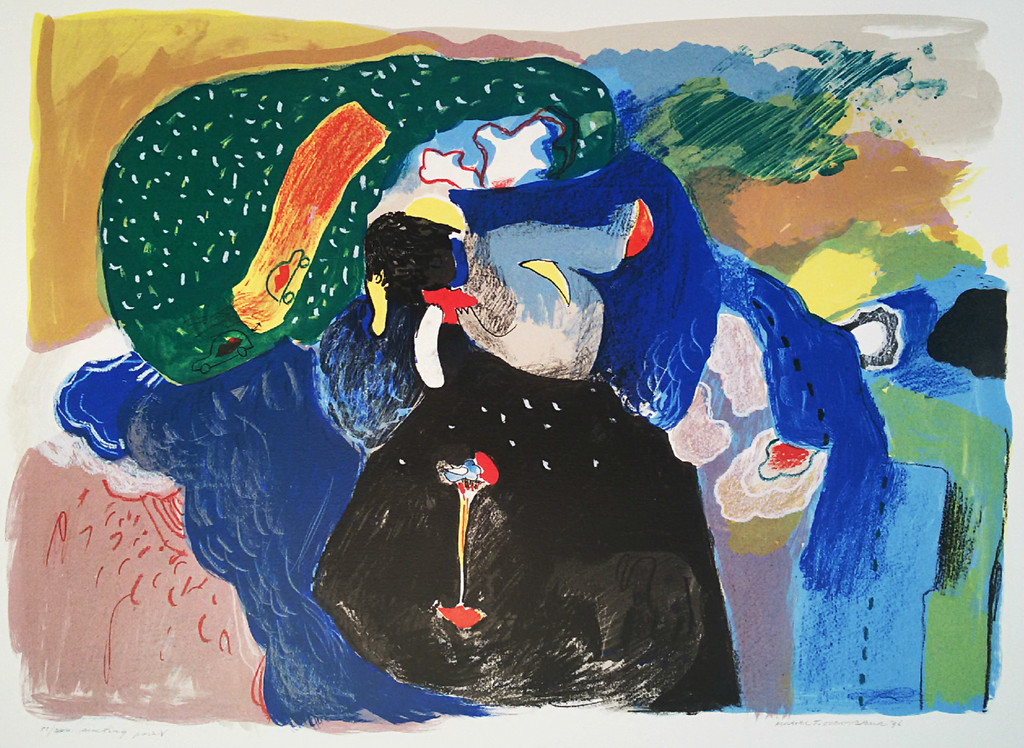 Michel van Overbeeke - Meeting point, zeefdruk verkocht voor € 50!