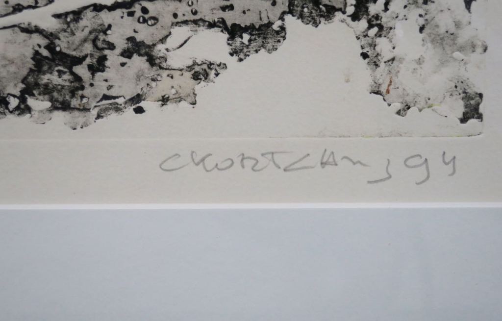 Cees Kortlang: Ets, Landschap - Ingelijst kopen? Bied vanaf 40!