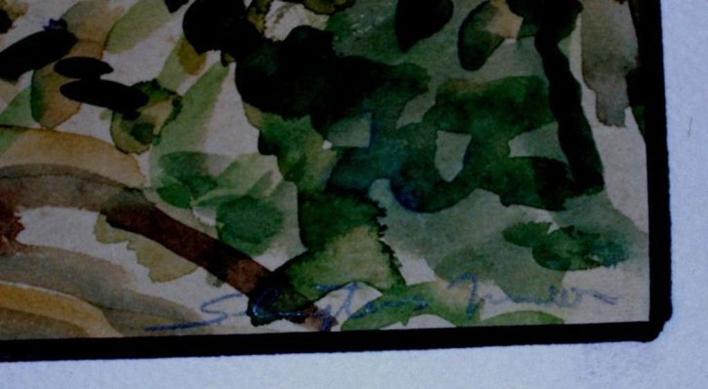 	Sluijters jr. mooie : Aquarel Brug Heemsteden 1947 kopen? Bied vanaf 50!