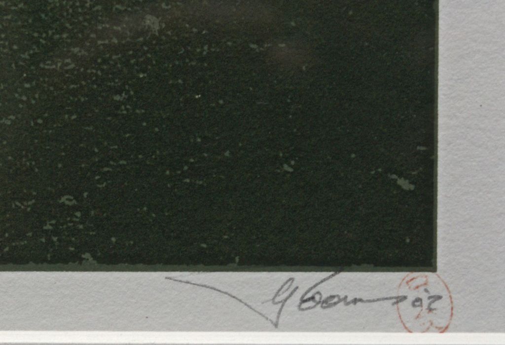 Zeefdruk in lijst met als titel "DANK" oplage II / XV kopen? Bied vanaf 1!