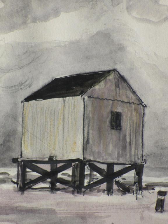 Harm Kamerlingh Onnes, Reddingshuisje Terschelling, Tekening/Sepia kopen? Bied vanaf 125!