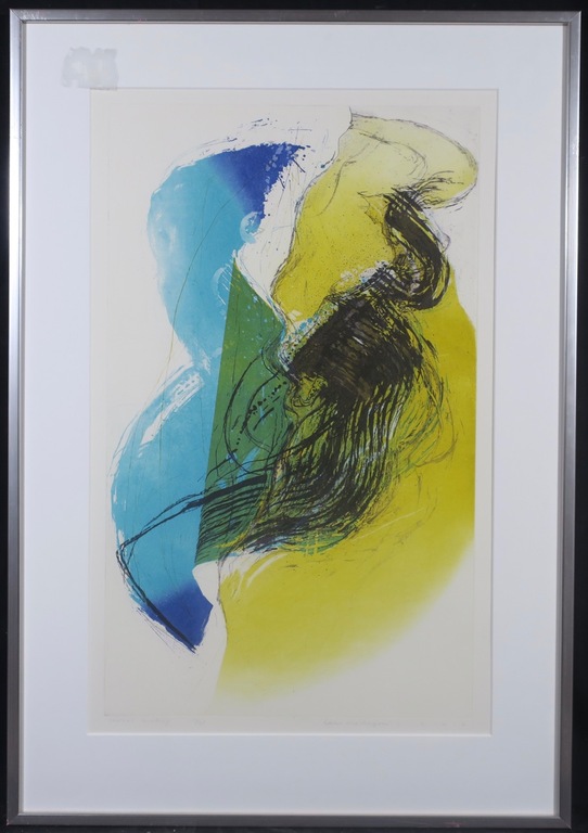 Hans Vredegoor: Ets en Aquatint, Carnal meeting - Ingelijst verkocht voor € 45!