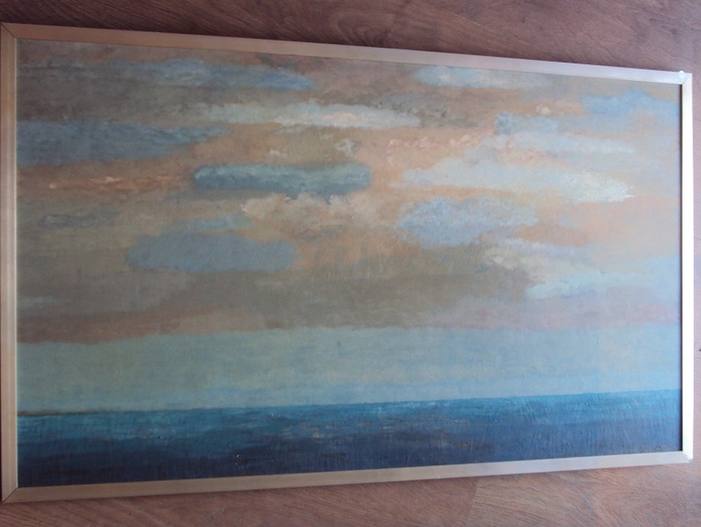 Charles Donker, olieverf, zeegezicht kopen? Bied vanaf 300!