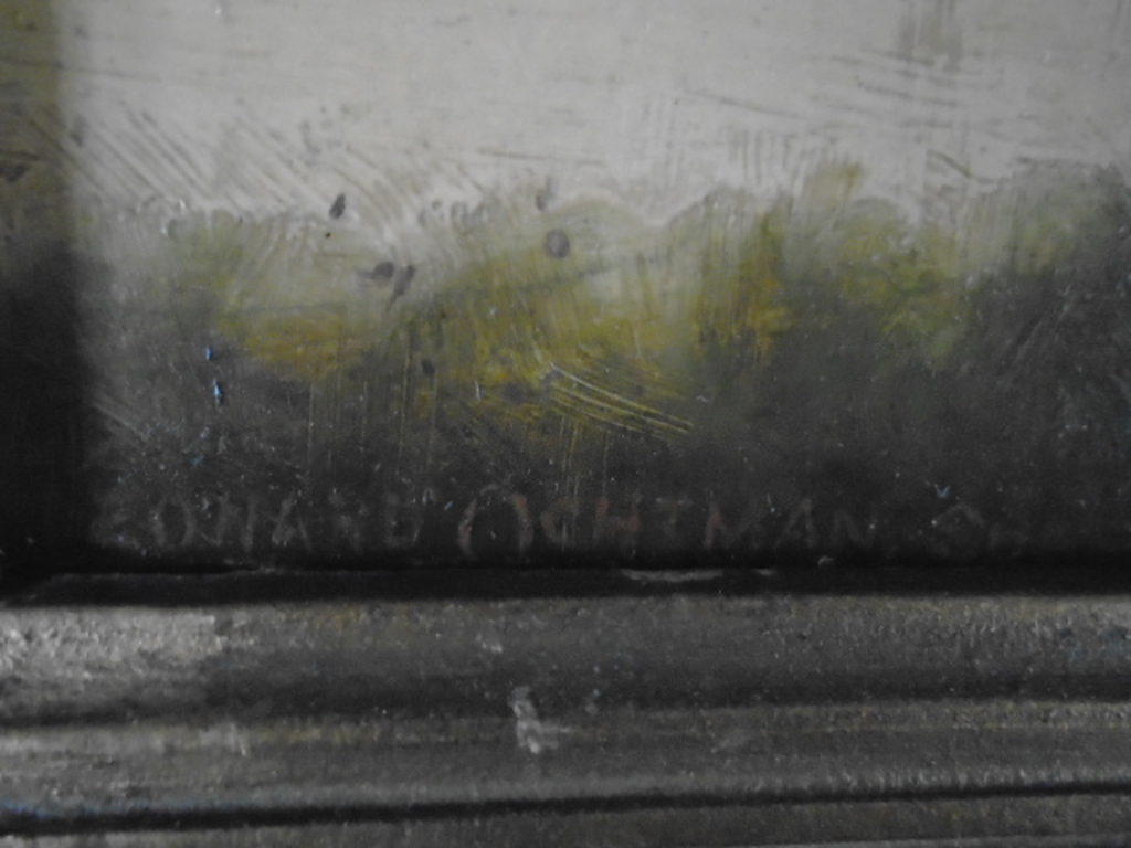 Leonard Ochtman - olieverf - Landschap bij ondergaande zon kopen? Bied vanaf 1250!