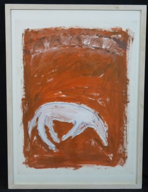 Elizabeth de Vaal: Acryl op papier, Z.T. - Ingelijst kopen? Bied vanaf 1!