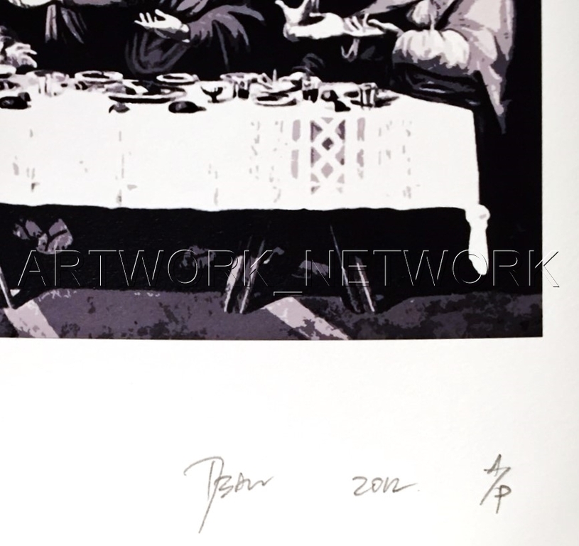 DEATH NYC - "Last Supper"- n° A/P - Signed with COA (Edition Artist Proof) kopen? Bied vanaf 1!