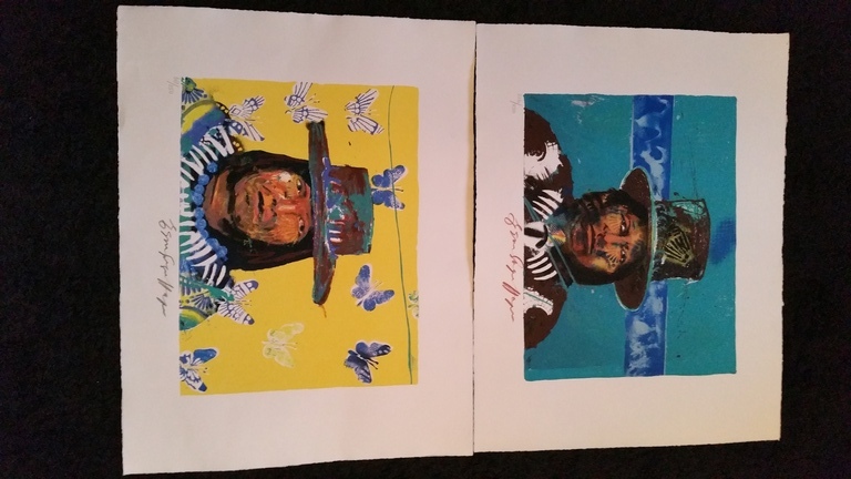 Espen Greger Hagen, zeefdruk, N.A.Indians  kopen? Bied vanaf 1!