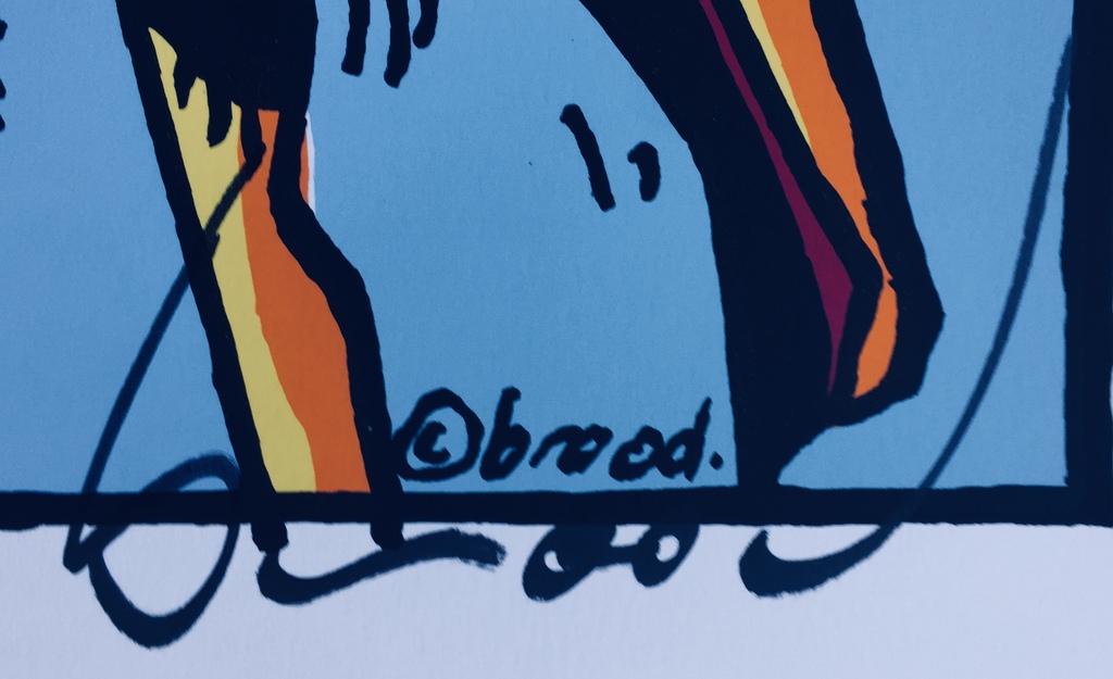 Herman Brood - Spoelt u maar - Originele hand gesigneerde zeefdruk kopen? Bied vanaf 1!