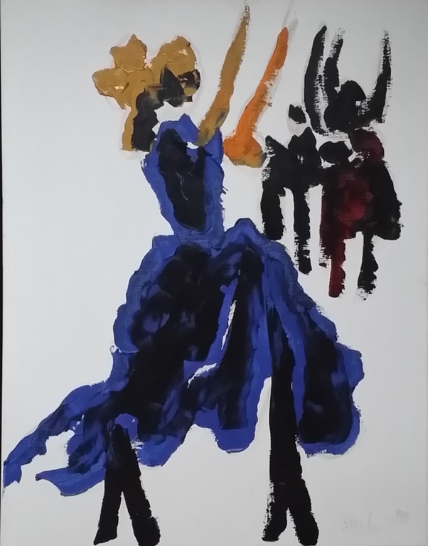 Jan Sierhuis - olieverf op doek TANGO kopen? Bied vanaf 1850!