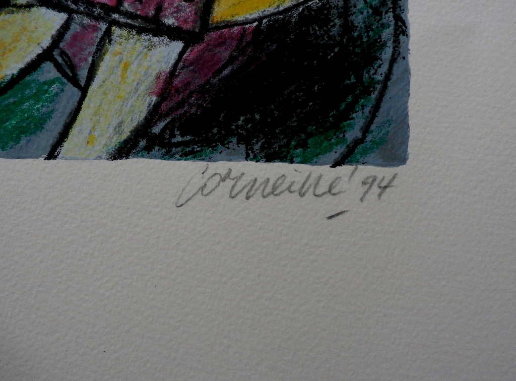 Corneille - zeefdruk: Clown - 1994 kopen? Bied vanaf 199!