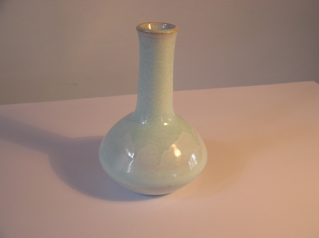 Pieter Groeneveldt, Buikvaasje met turqoise stroomglazuur kopen? Bied vanaf 15!