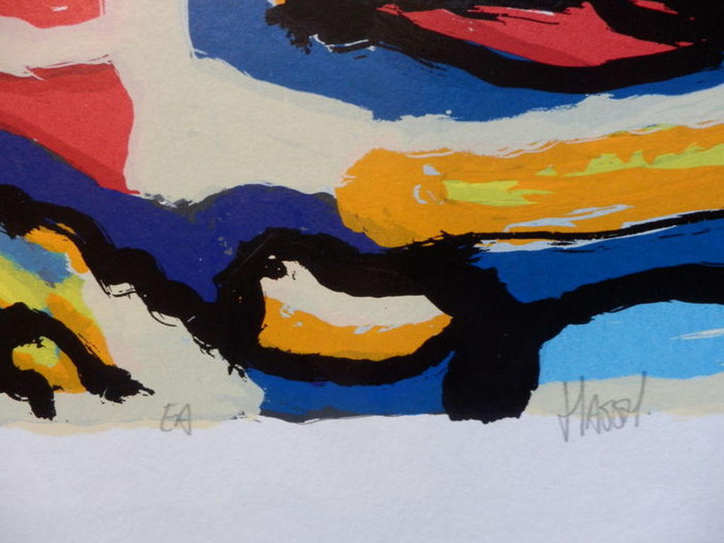 AD van HASSEL   Gr Zeefdruk  COBRA-HEAD  Handgesigneerd kopen? Bied vanaf 55!