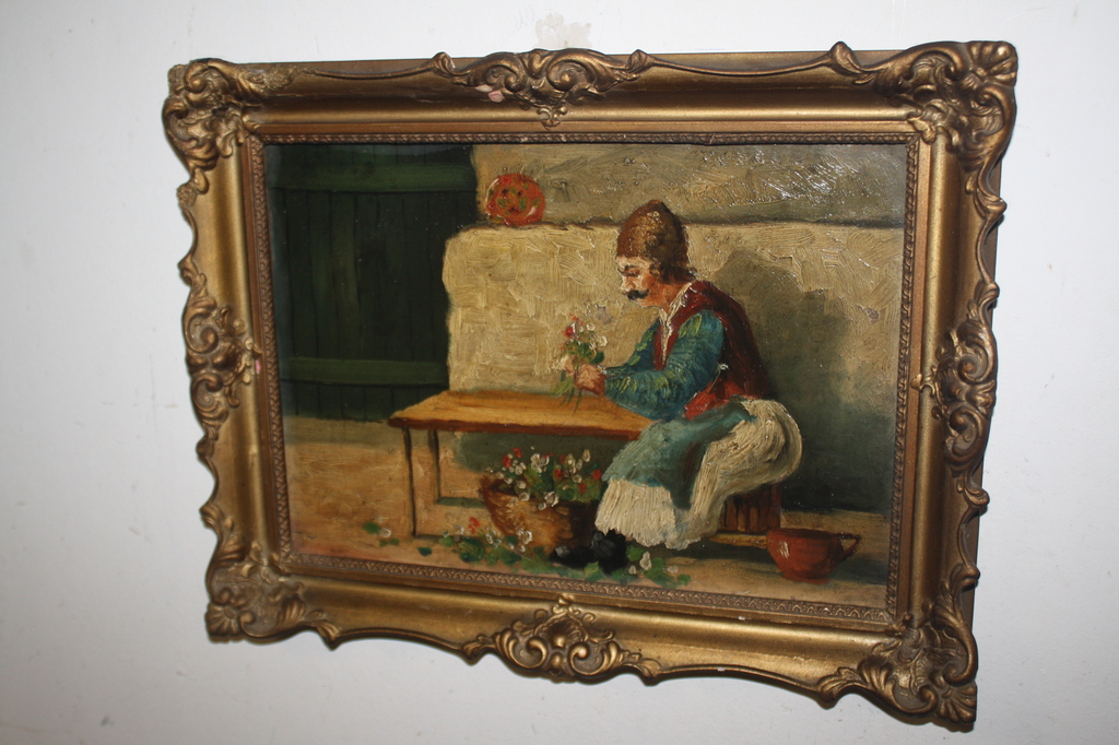 HONGAARSE BLOEMEN VERKOPER olieverf kopen? Bied vanaf 1!