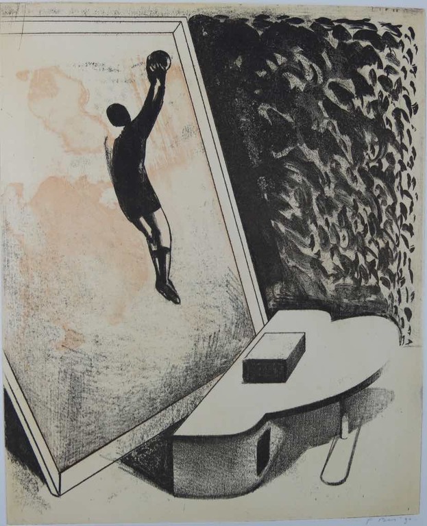 Peter Bes: Ets, Zonder titel kopen? Bied vanaf 30!