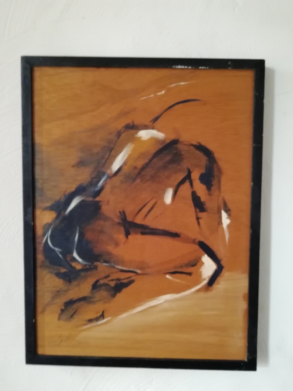 onbekend kunstenaar - acryll op paneel - naakte dame kopen? Bied vanaf 1!