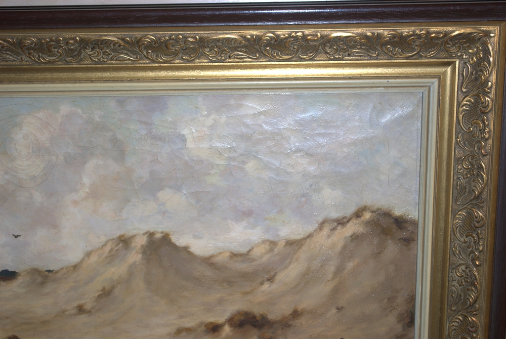 MJ Nefkens, leerling H.W. Mesdag - olieverf in Heijdenrijklijst kopen? Bied vanaf 180!