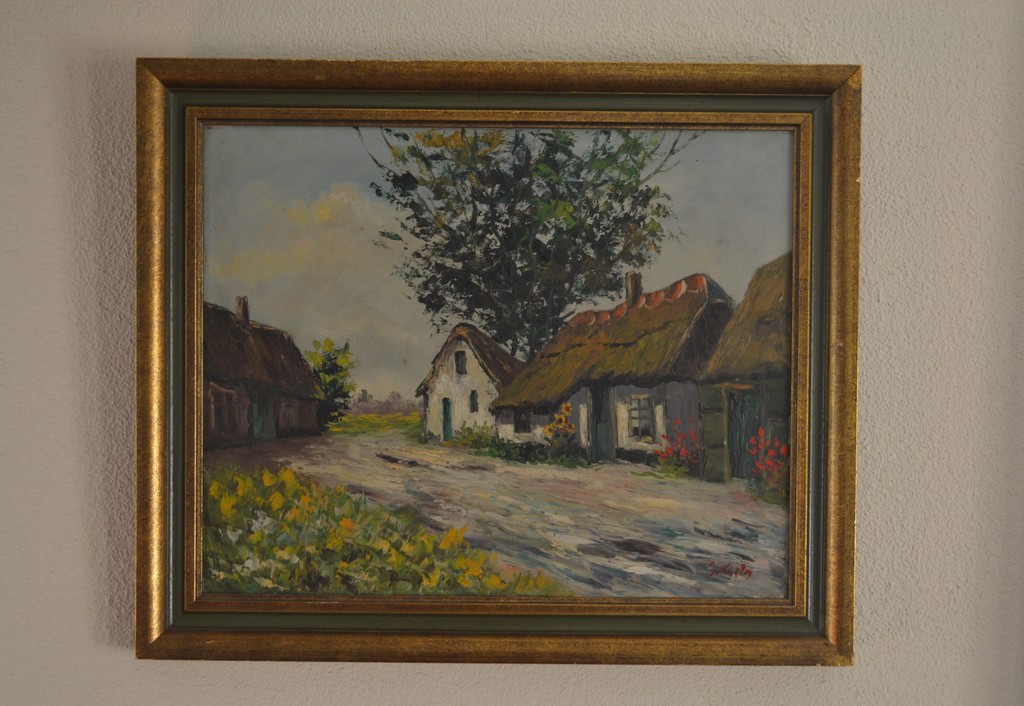J(?). Klein (20ste eeuw) - Olieverf op doek - Boerenhoeve kopen? Bied vanaf 1!