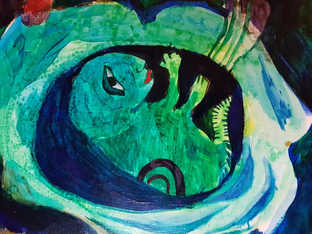 Michel van Overbeeke - gemengde techniek op paneel, gesigneerd en gedateerd '70 kopen? Bied vanaf 349!