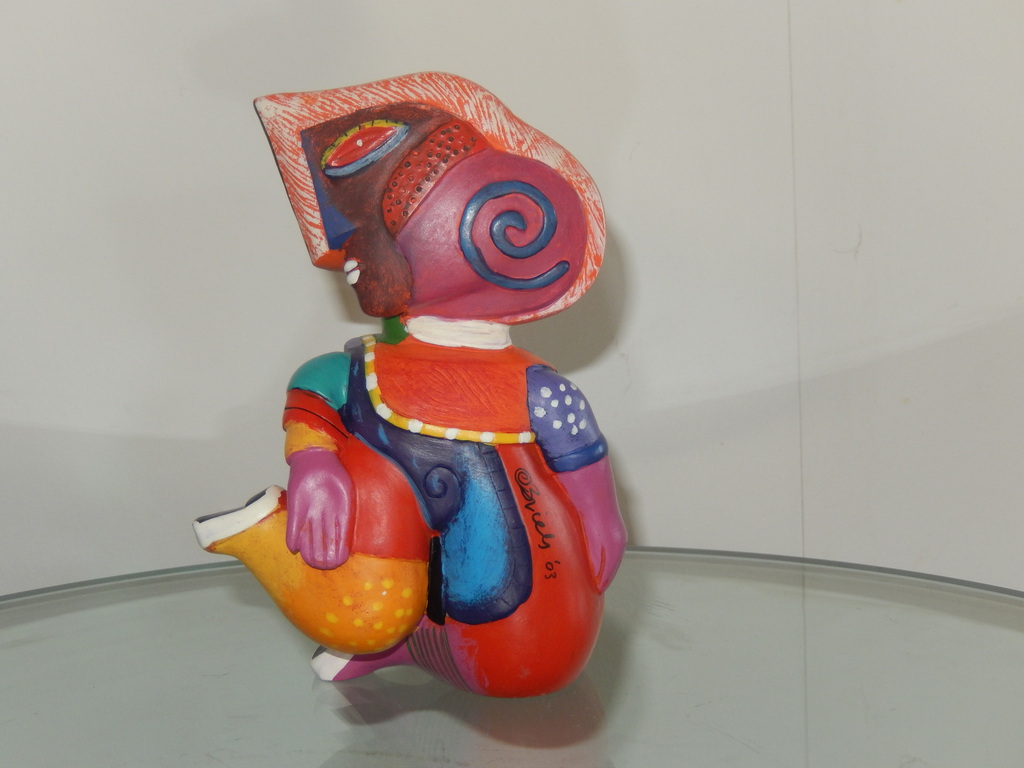 Clemens Briels: Statue of liberality - gesigneerde sculptuur - 2003 kopen? Bied vanaf 60!