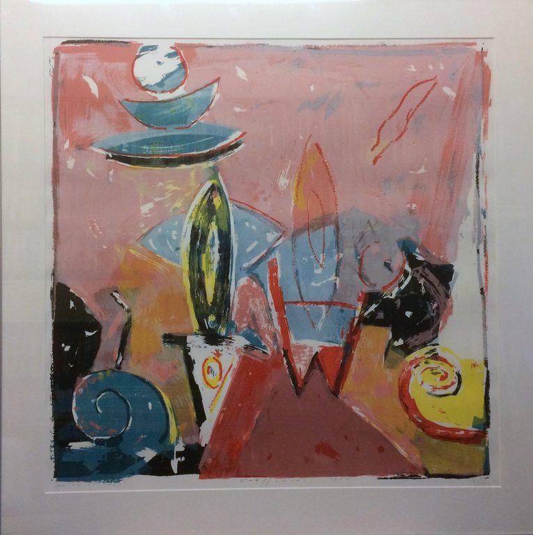 Piet Warffemius - Piet Warffemius - 'Water en vuur', zeefdruk  kopen? Bied vanaf 1!