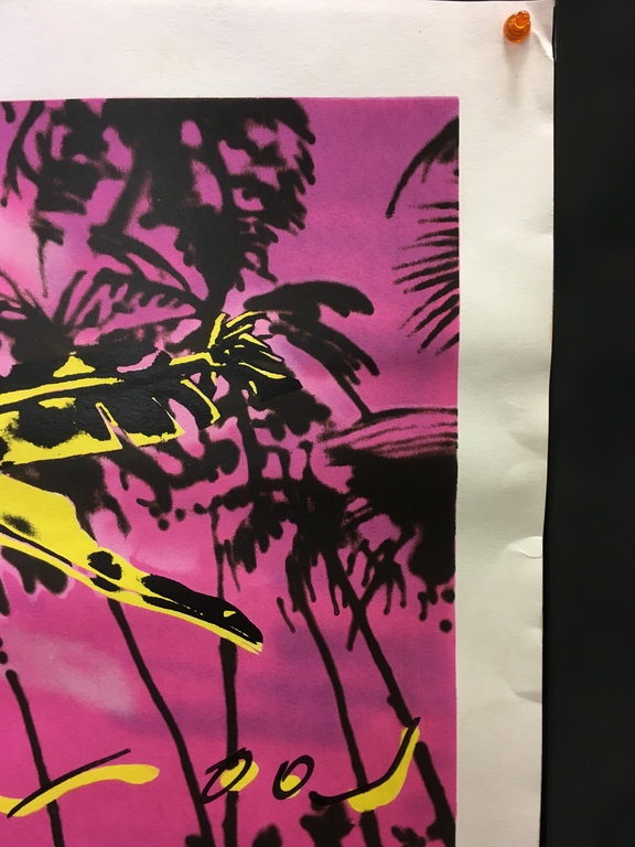 Herman Brood-Pink Indian E.A.-Zeefdruk kopen? Bied vanaf 175!