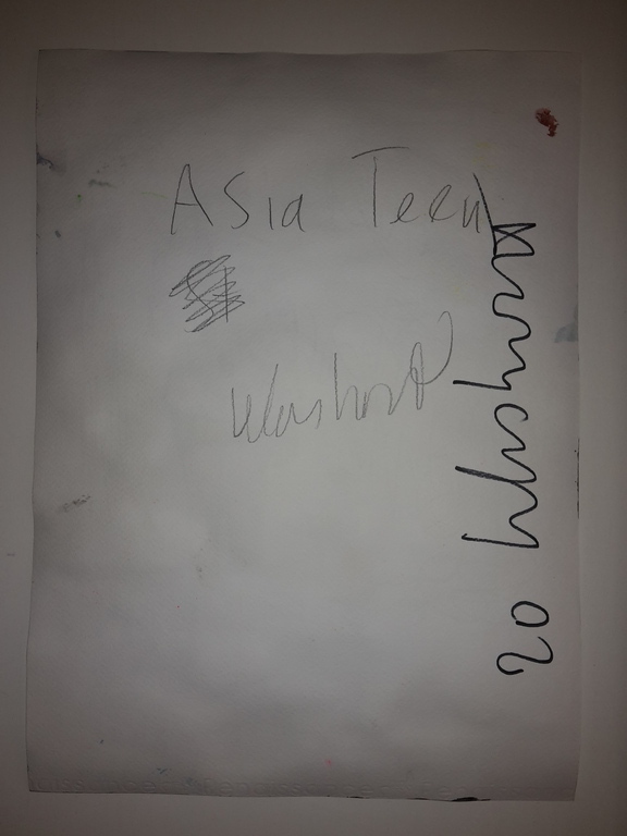 Peter Klashorst - gemengde techniek op aquarel papier - Asian teen kopen? Bied vanaf 60!