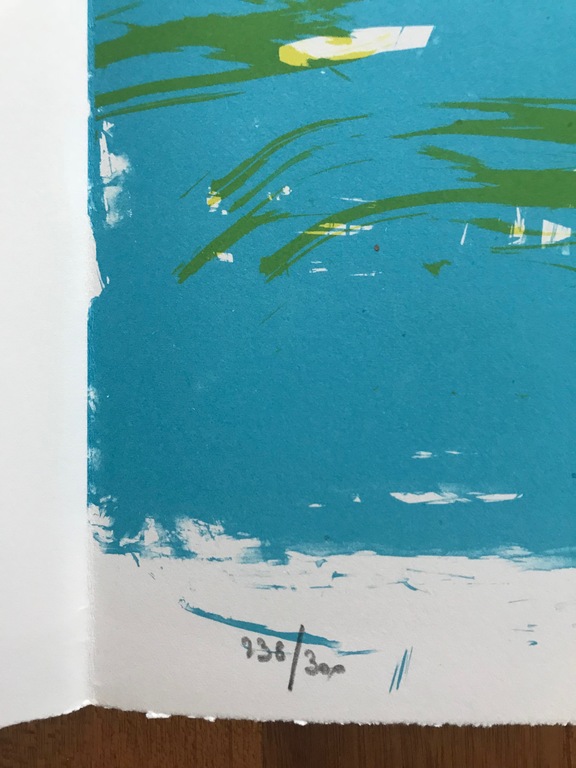 Hugo Claus - gesigneerde lithografie + gedicht - oplage 300 ex.- Lente 2 kopen? Bied vanaf 85!