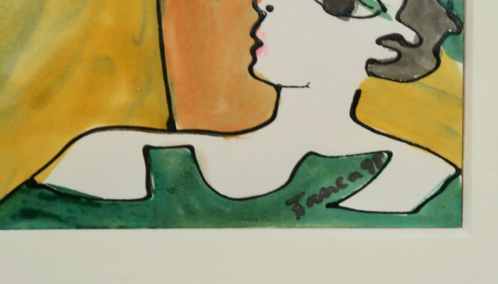 Franca Muller Jabusch: Gemengde techniek, Zonnetje op weg kopen? Bied vanaf 20!