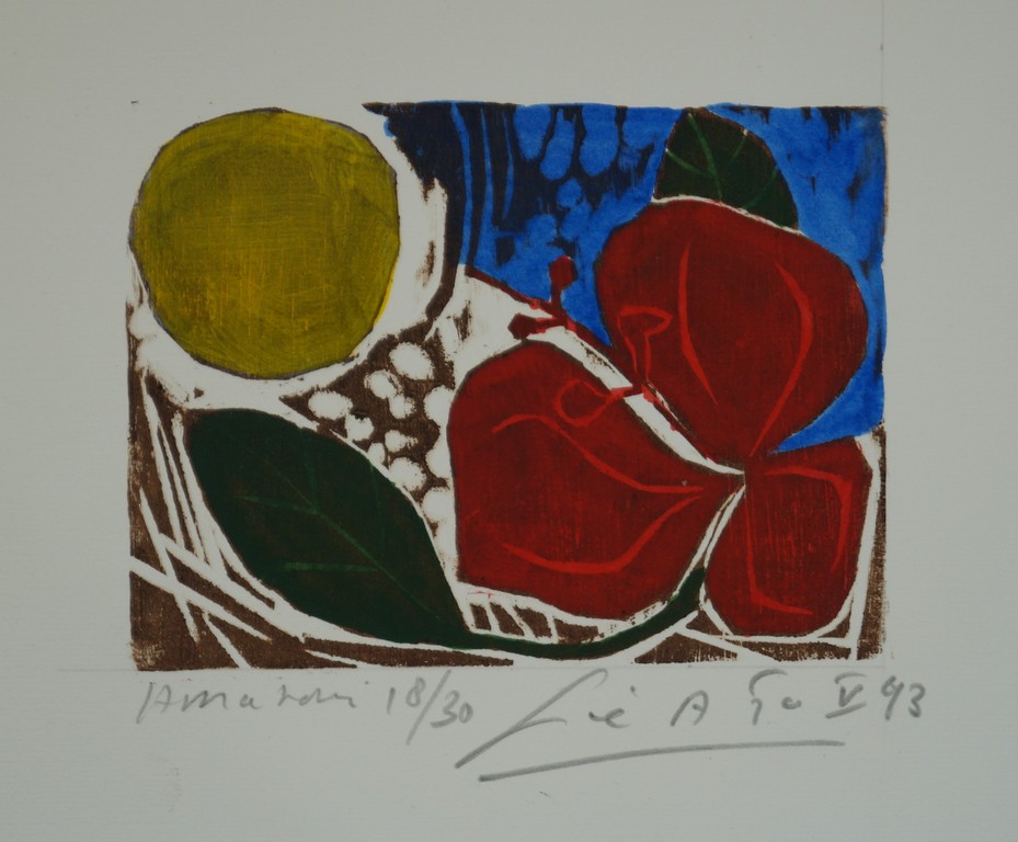 John Lie a Fo - gesigneerde zeefdruk - 1993 kopen? Bied vanaf 25!