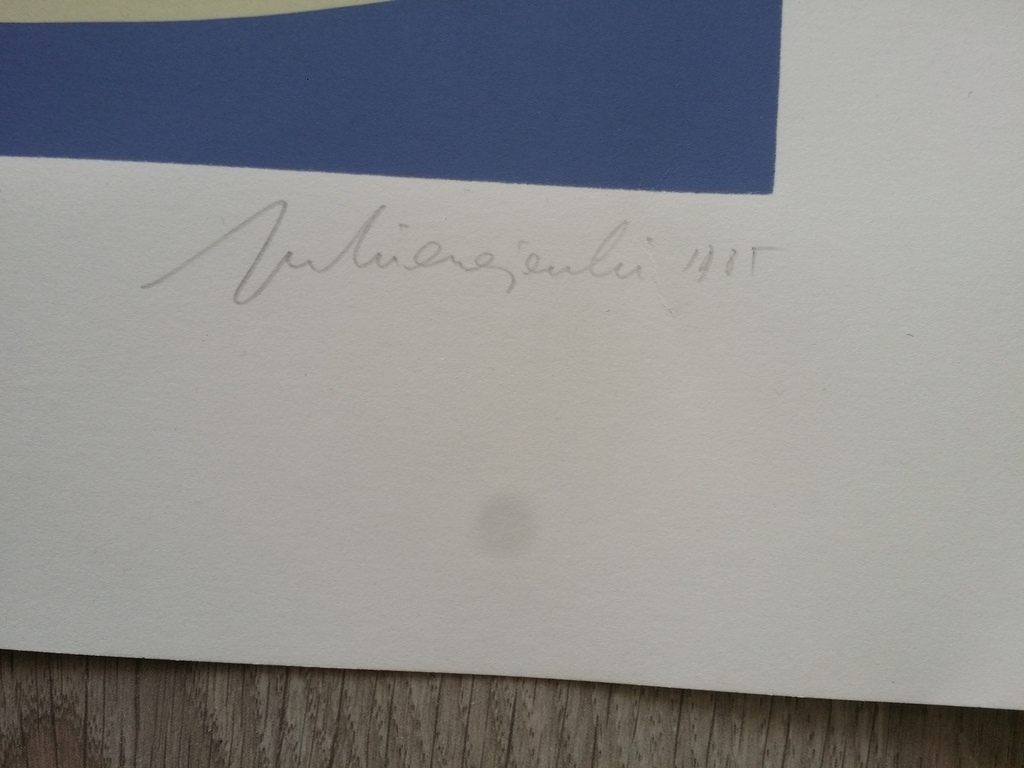 Onbekend. Zeefdruk. Naakte omhelzing. kopen? Bied vanaf 1!