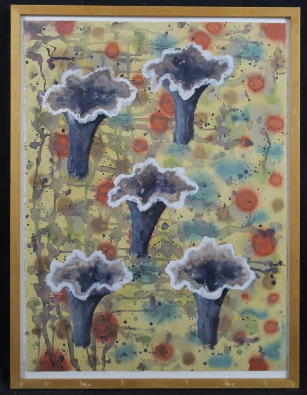 Mareike Geys: Aquarel, Paddestoelen - Ingelijst kopen? Bied vanaf 35!