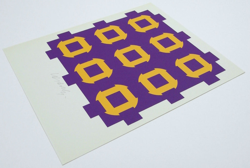 Victor Vasarely - zeefdruk - 1967 - gesigneerd kopen? Bied vanaf 150!