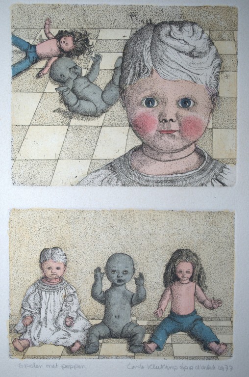 2 kleuretsen op 1 blad, 1977 kopen? Bied vanaf 1!