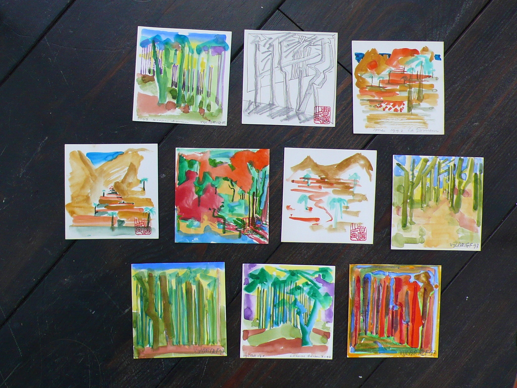 ERNST VIJLBRIEF 10 werkjes op papier verkocht voor € 50!