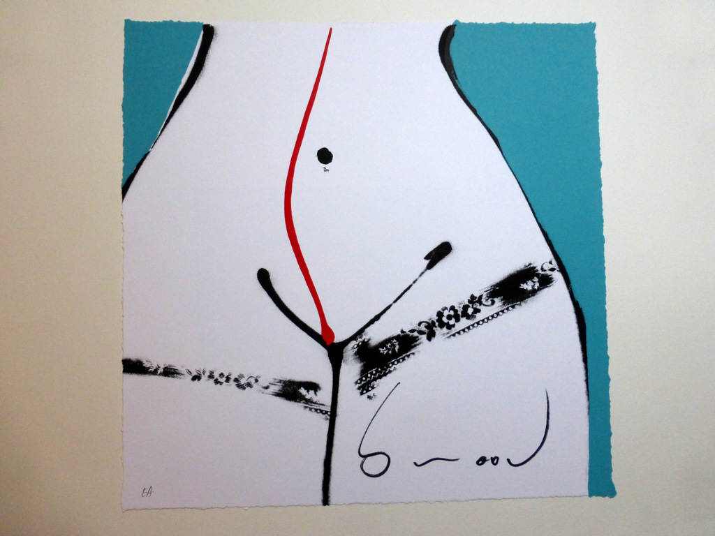  HERMAN BROOD, Gelimiteerde en HANDGESIGNEERDE Zeefdruk HIPS. verkocht voor € 179!