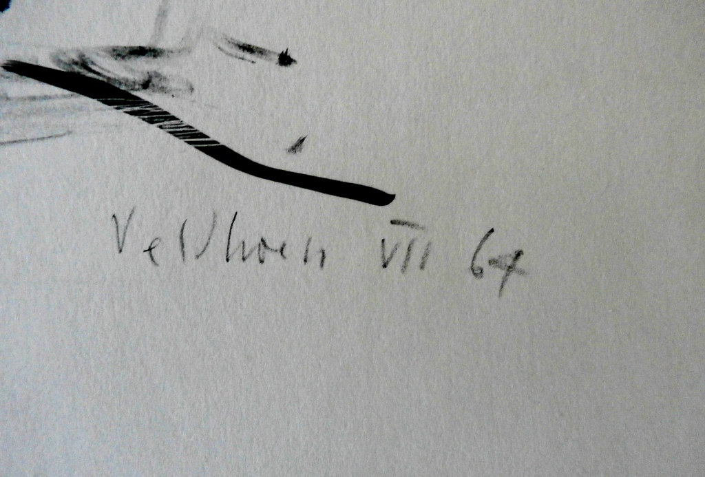 Aat Veldhoen -  grafisch werk: Lotje kopen? Bied vanaf 45!