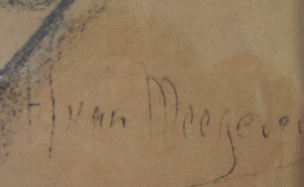 Han van Meegeren, houtskooltekening, vrouwelijk naakt kopen? Bied vanaf 300!